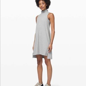 Lululemon Heathered Core Light Grey Gone for the Week Dress